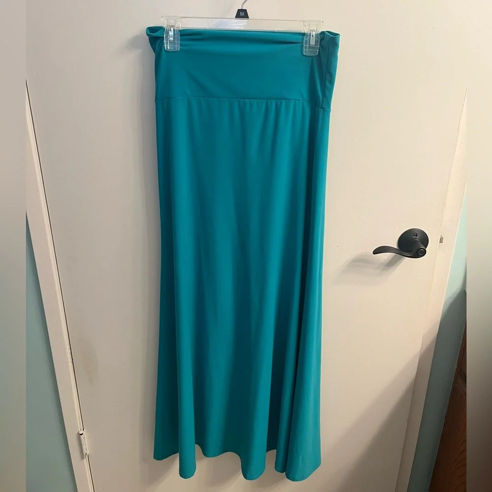 Teal Maxi Skirt